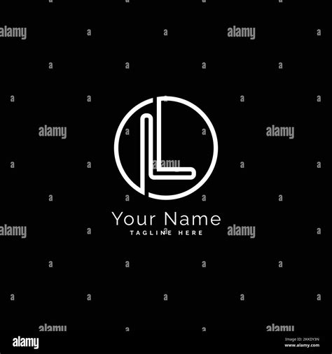 Letter L Logo Vector Design Template Round Shape Image With Alphabet L