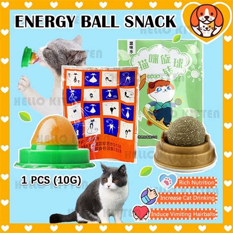 hk healthy cat snacks catnip sugar candy licking solid nutrition energy ball lot cat treat