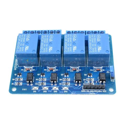 5v 4 Channel Relay Module Interface Board Mcu Control W Led Indicator