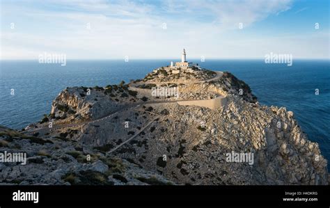 Lighthouse In Cap Formentor Majorca Spain Stock Photo Alamy