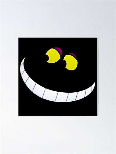 Cheshire Cat Grin Poster By Alicecorsairs Redbubble