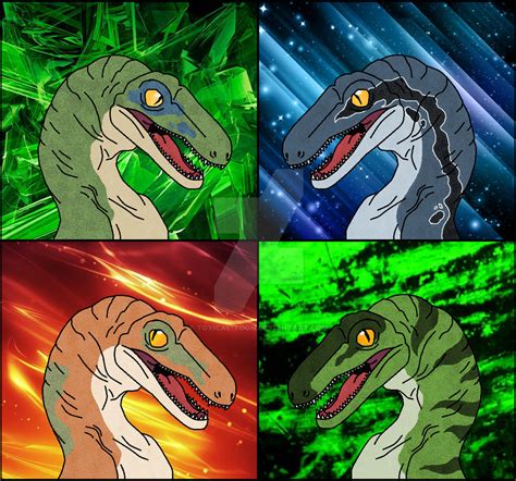 Raptor Squad Headshots By Toxical Toon On Deviantart