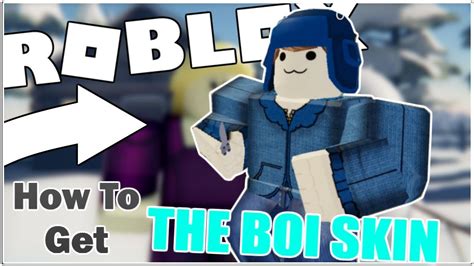 How To Get The The Boi Skin Thumbnail Trailer Skin In Arsenal Roblox Youtube