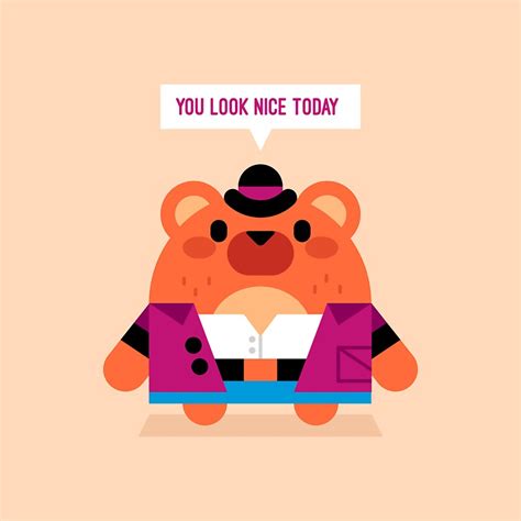 You Look Nice Today Stickers By Momodraws Redbubble