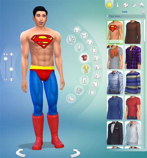 Mod The Sims Sims 4 Superman Outfit