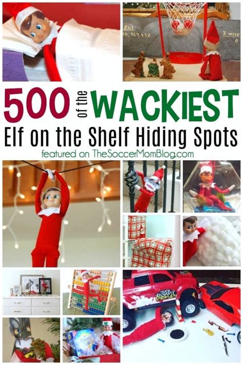 500 Silly New Hiding Spots For Your Elf On The Shelf