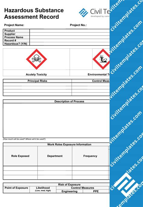 Health And Safety Civil Engineering Templates