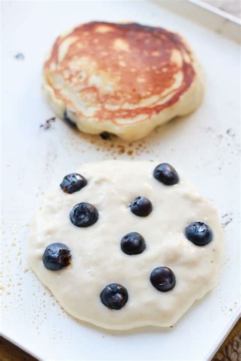 Fluffy Blueberry Lemon Yogurt Pancakes