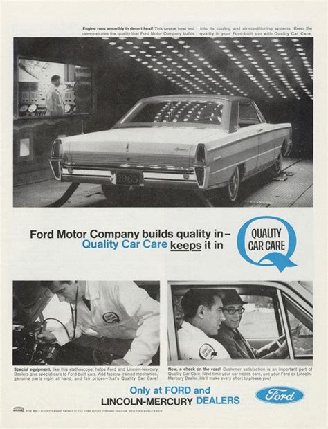 1965 Ford Mercury Car Dealership Photo Ad Retro By Advintagecom
