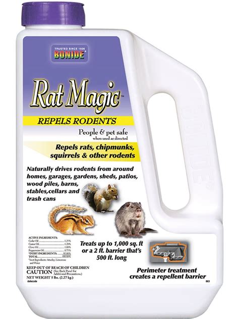 Squirrel Repellent Rat Repellent Bonide Rat Magic Repellent 5 Lbs
