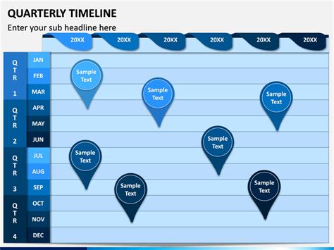 Quarterly Timeline Powerpoint Template Ppt Slides