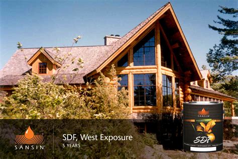 Log Homes Exterior Finishes The Sansin Corporation