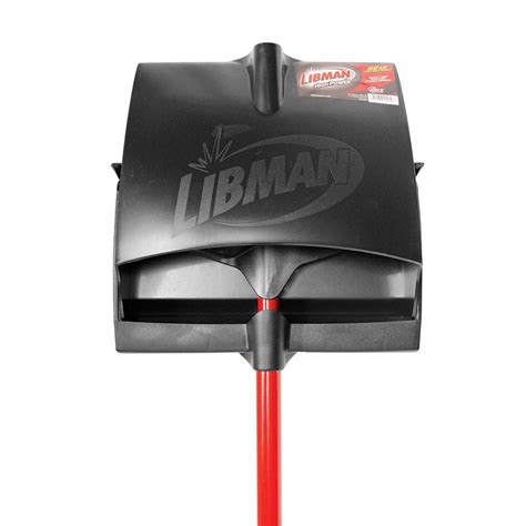 Libman 12 In Lobby Broom And Open Lid Dustpan 919 The Home Depot