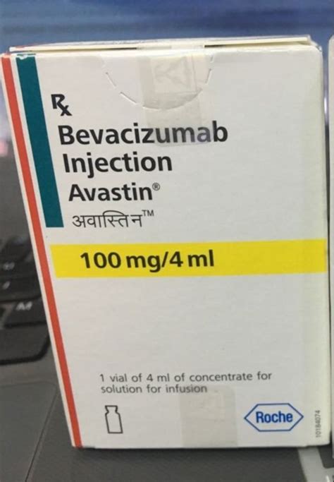 Avastin Roche Bevacizumab Injection Packaging Box At Rs 22000 In