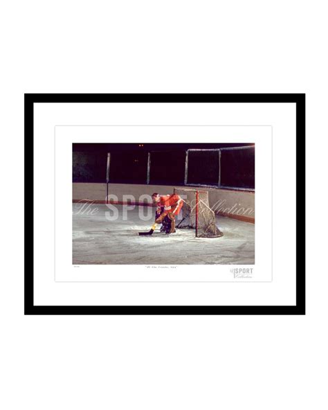 At The Crease Terry Sawchuk National Hockey League Goalie Detroit Red Wings