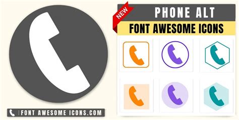 Font Awesome Phone Alt Icon Telephone Smartphone Call