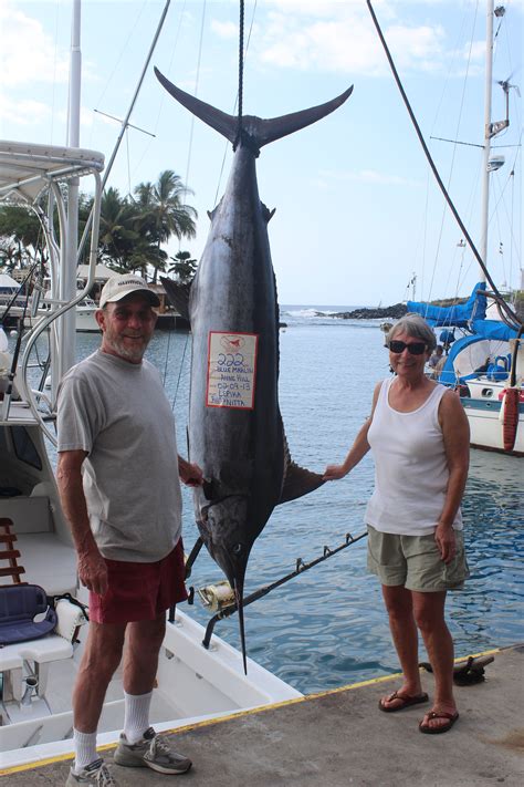 February Ann Lands Her First Blue Marlin Lbs Lepika