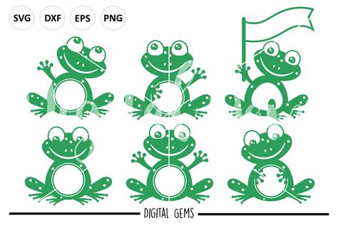 Frogs Svg Dxf Eps Png Files 112691 Svgs Design Bundles