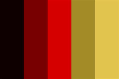 Crimson Gold Color Palette
