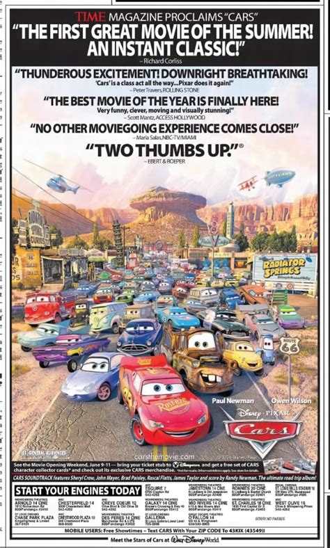 Disney Pixars Cars Opens In Stl 692006 In 2021 Disney Pixar Cars