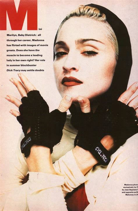 pud whacker s madonna scrapbook inside the face mag