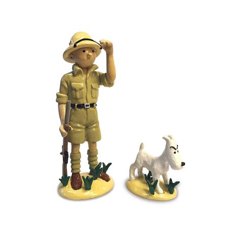 Pack Tintin Au Congo Figurine Litho Et Boite à Café Feu De Camp Intégrales Et Coffrets
