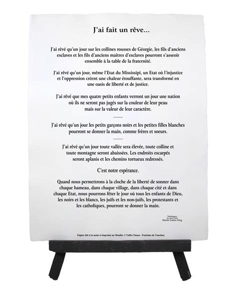 Jai Fait Un Rêve Texte Imprimé Sur Papier Artisanal
