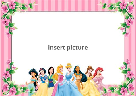 Download Disney Princess Frame Png Clipart Ariel Disney Princess