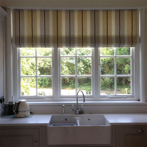 Striped Roman Blinds Luxury Blinds Natalie Canning