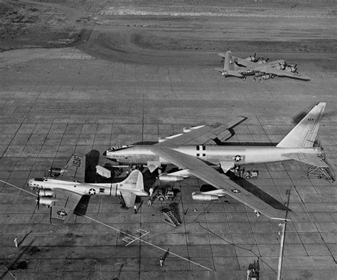 B 17 And Yb 52 Size Comparison Aviation Art From Jet Age To The