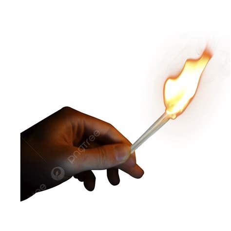 Gambar Foto Glowing Match Gas Burning Flame Suhu Tinggi Cahaya Cocok