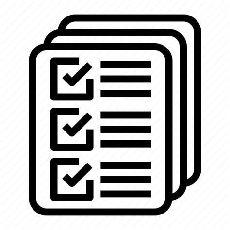 Check Control Documents List Quality Icon Download On Iconfinder