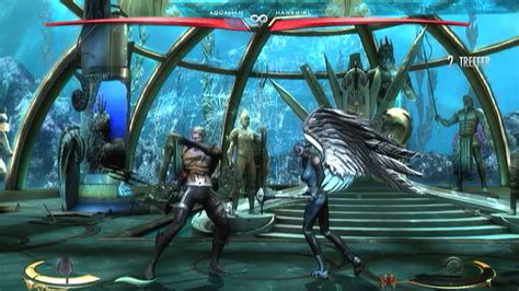 Injustice Gods Among Us Aquaman Blackest Night Vs Hawkgirl Earth 2