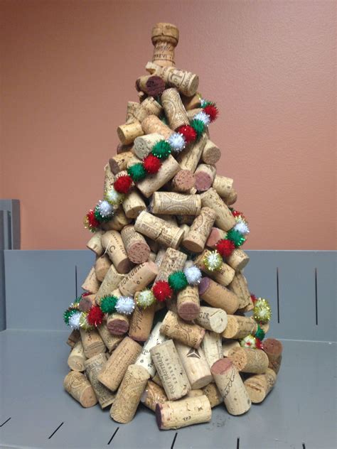 Stunning personalised christmas champagne gifts. Wine cork tree | Christmas gift decorations, Cork crafts, Christmas ornaments