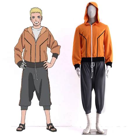 The Last Naruto The Movie Uzumaki Naruto Cosplay Costume As Borutos