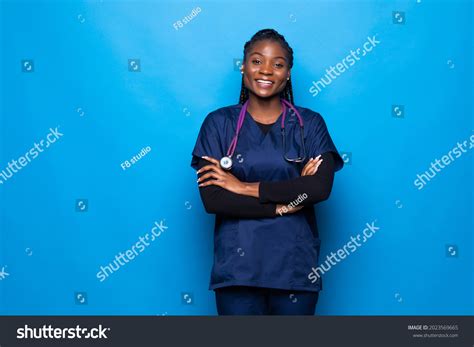 African American Nurse Medical Doctor Woman Stock Photo 2023569665