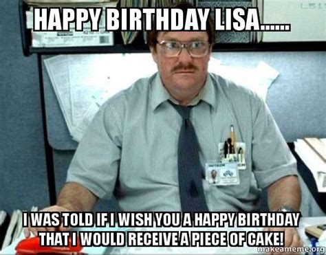 20 Happy Birthday Lisa Meme Funny Pictures The Office Birthday Meme