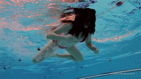 Hot Tits Katy Soroka Brunette Teen Underwater Naked Katy Babe