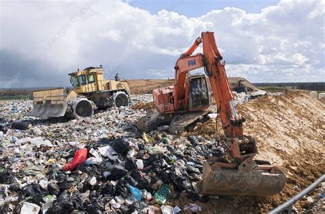 Landfill Site Stock Image C0113994 Science Photo Library