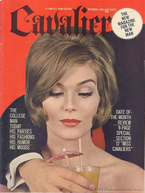 Cavalier October 1963 Cavalier October 1963 Adult Magazine Back