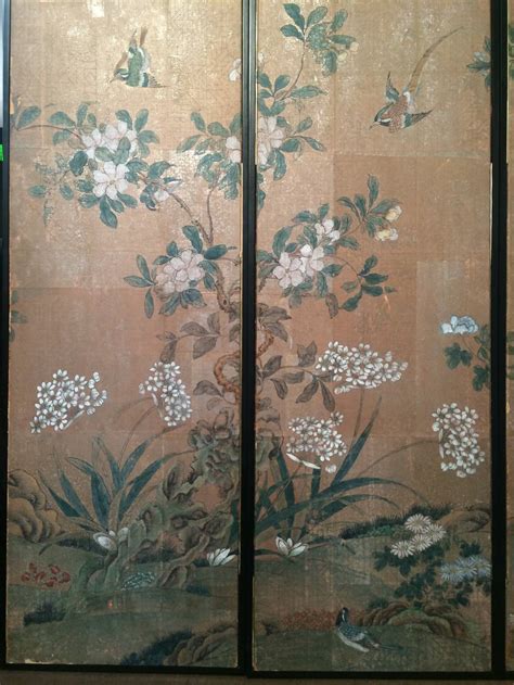 Four Framed Vintage Gracie Chinoiserie Wallpaper Panels At 1stdibs