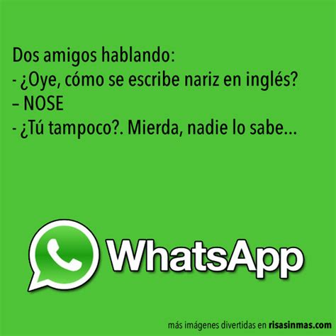 Chistes de WhatsApp: Inglés