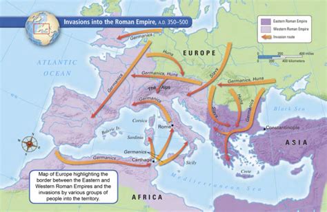 Rise And Fall Of The Western Roman Empire 285476 Ce Climate In Arts And History