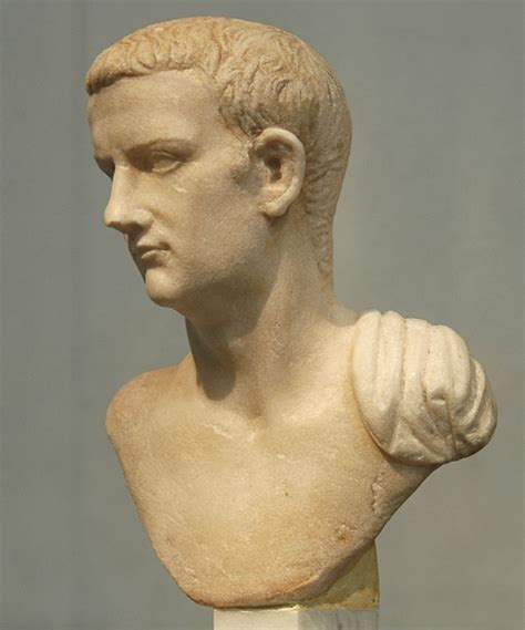 Bust Of Caligula Rome Roman National Museum Palazzo Massimo Alle Terme