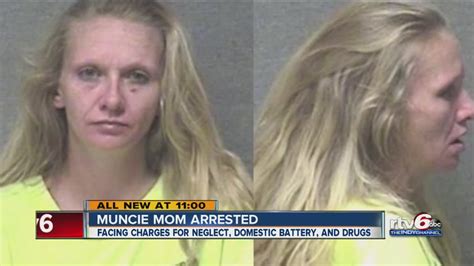 Muncie Mom Arrested Accused Of Domestic Battery And Neglect Youtube
