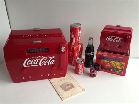 coca cola nostalgische cooler radio cassette otr 1949 catawiki