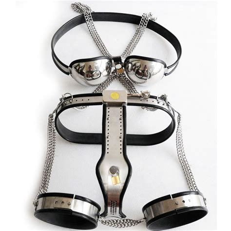 Buy 3pcsset Female Chastity Device Bondage Kit