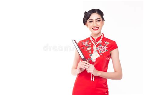 Portrait Charming Beautiful Young Chinese Woman Attractive Beautiful