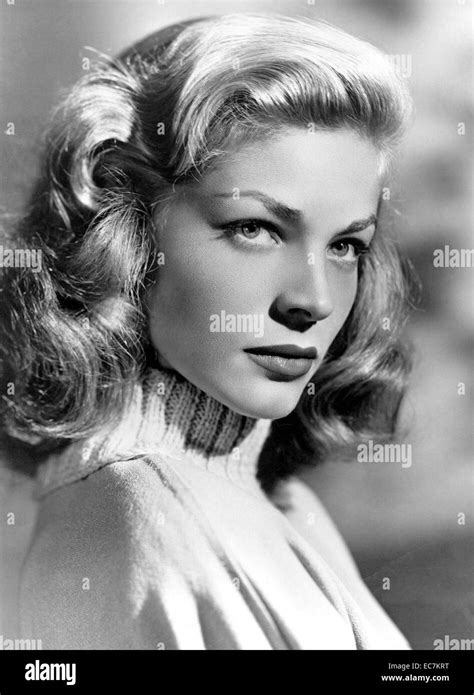 Lauren Bacall 1924 American Film And Stage Actress And Model