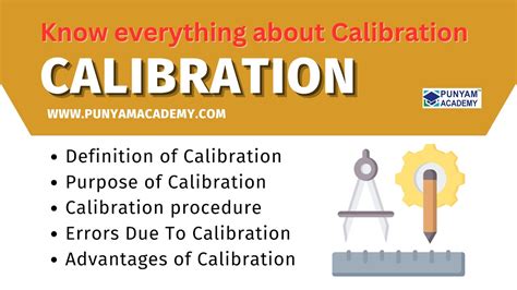 Introduction To Calibration Definition Types Purpose Procedure Of